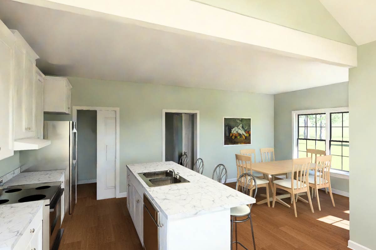 Plan 52543WM: Country Ranch House Plan with Walk-In Pantry and Front Porch - Image #11 - Country, Ranch, Traditional