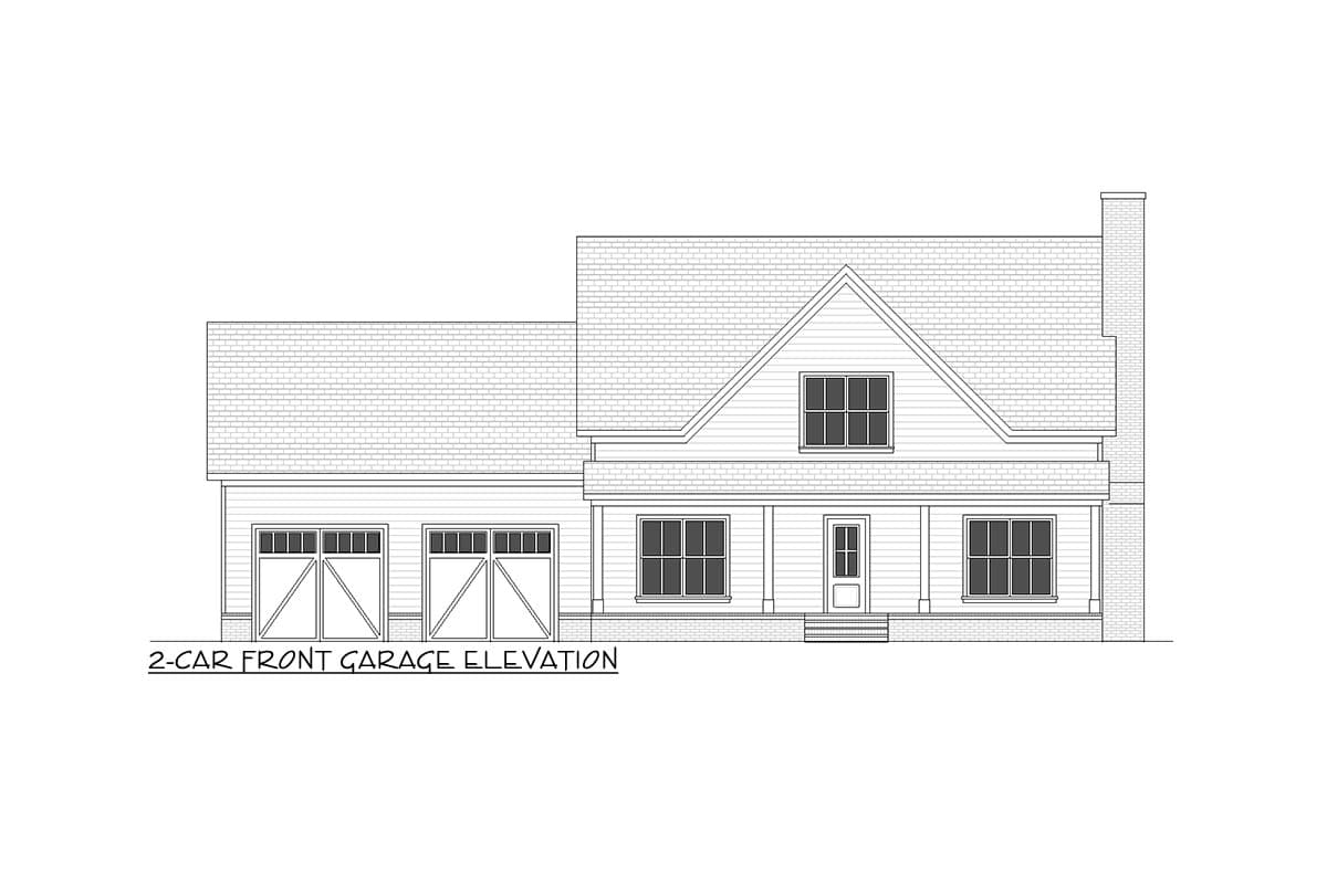 Plan 810060RBT: Modern Farmhouse House Plan with Spacious Loft and Custom Bonus Room - Image #8 - Farmhouse, Modern Farmhouse, New American, Southern, Traditional