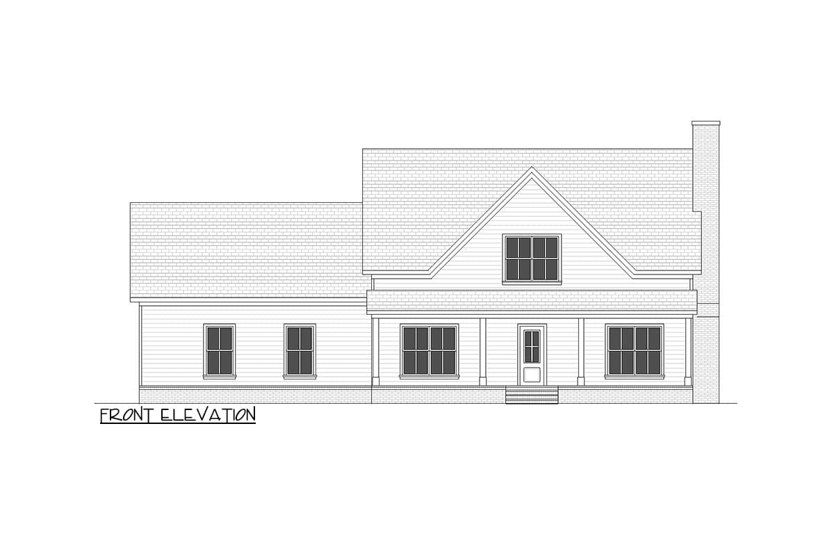 Plan 810060RBT: Modern Farmhouse House Plan with Spacious Loft and Custom Bonus Room - Image #7 - Farmhouse, Modern Farmhouse, New American, Southern, Traditional