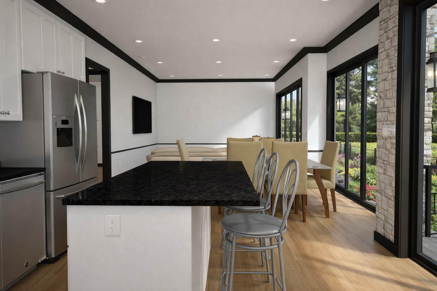 Plan 61740UT: Traditional House Plan with Two Bedrooms and Three Car Garage - Image #11 - Traditional