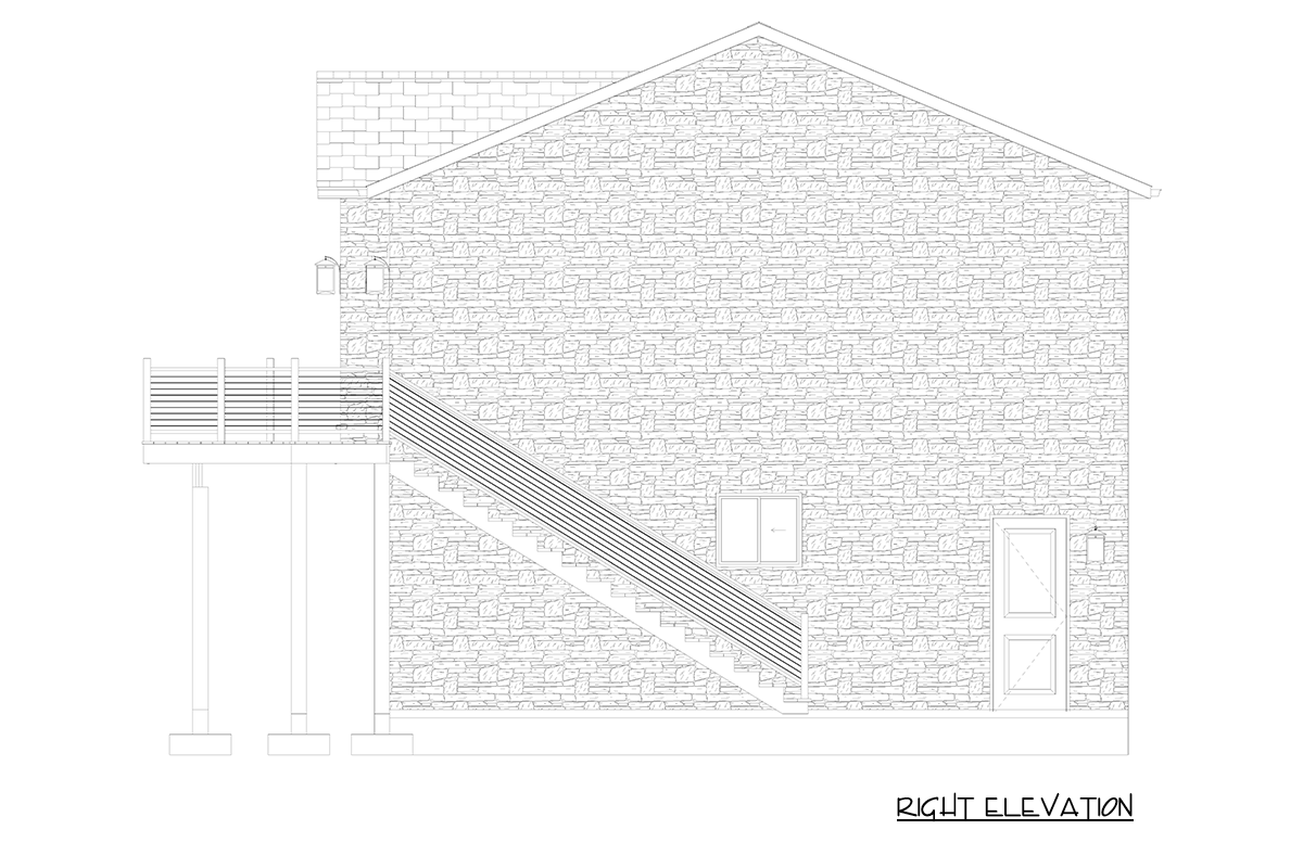 Plan 61740UT: Traditional House Plan with Two Bedrooms and Three Car Garage - Image #16 - Traditional