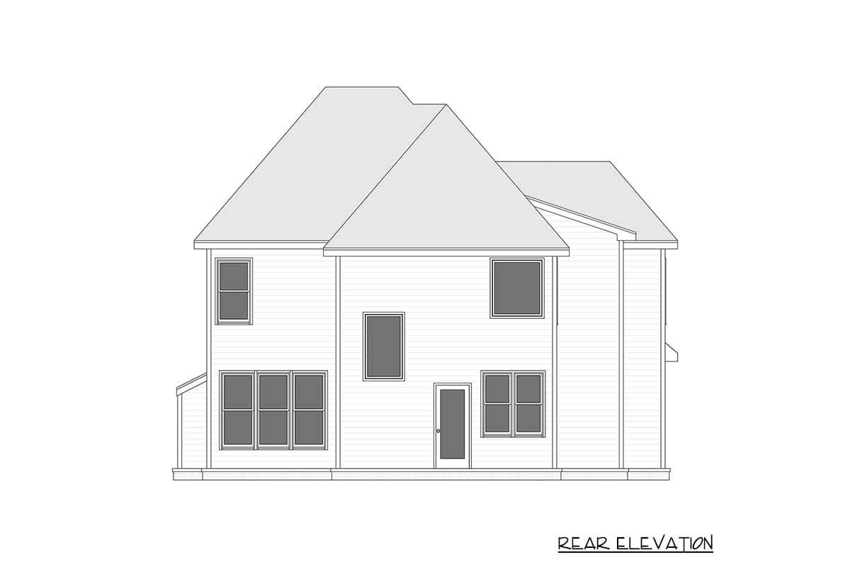 Plan 750038LDG: Four Bedroom Traditional House Plan with Butler Pantry and Front Porch - Image #6 - New American, Traditional, Victorian