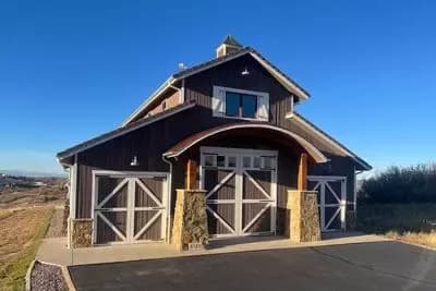 Expansive Barn Style House Plan with RV Garage and Storage