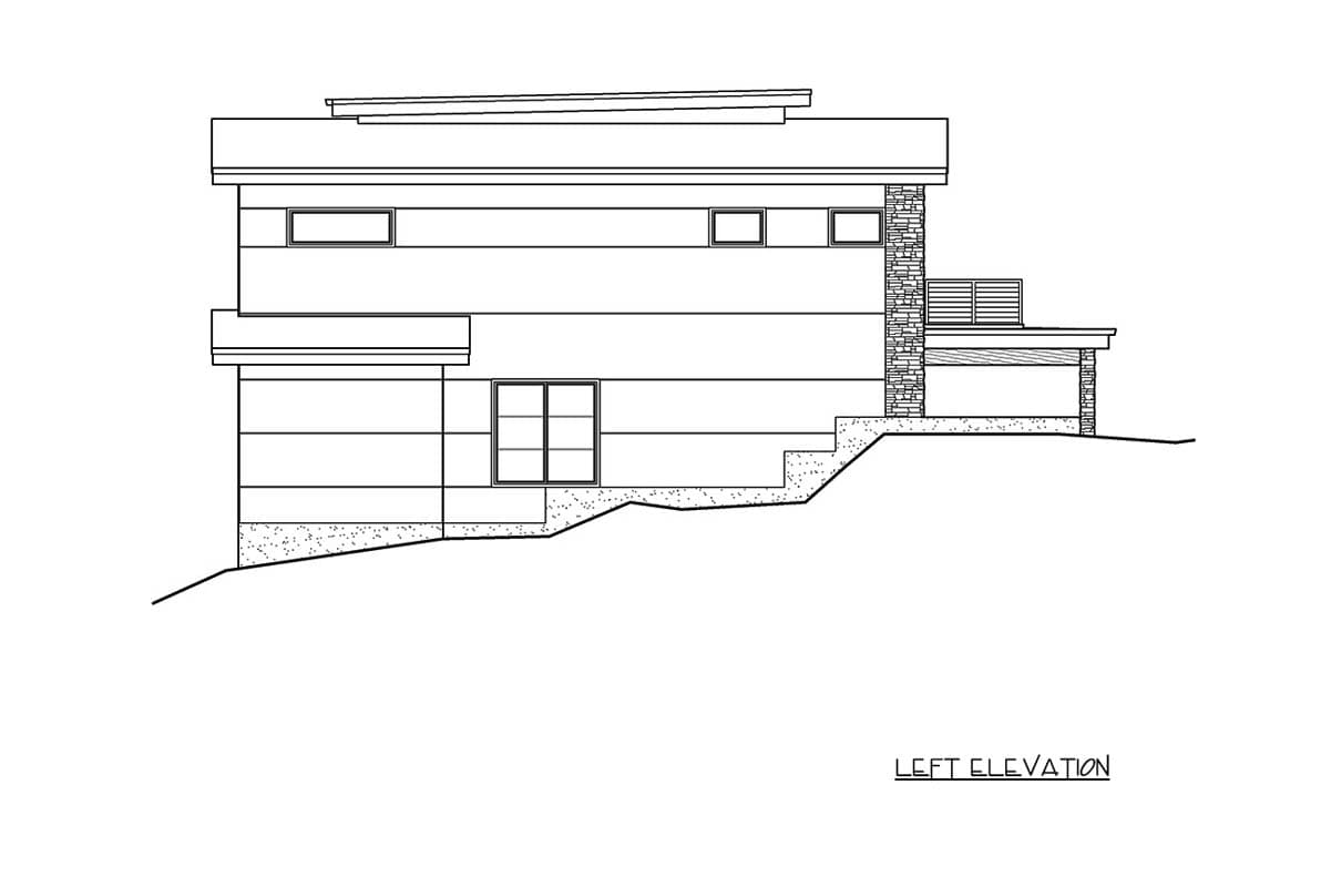 Plan 230013JD: Sleek Modern Contemporary  House Plan with 4 Beds and Multi-Level Decks - Image #38 - Contemporary, Modern, Mountain