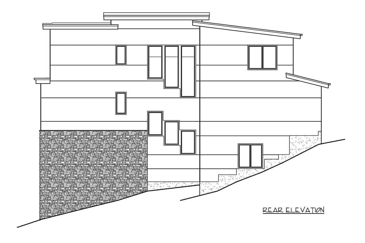 Plan 230013JD: Sleek Modern Contemporary  House Plan with 4 Beds and Multi-Level Decks - Image #39 - Contemporary, Modern, Mountain
