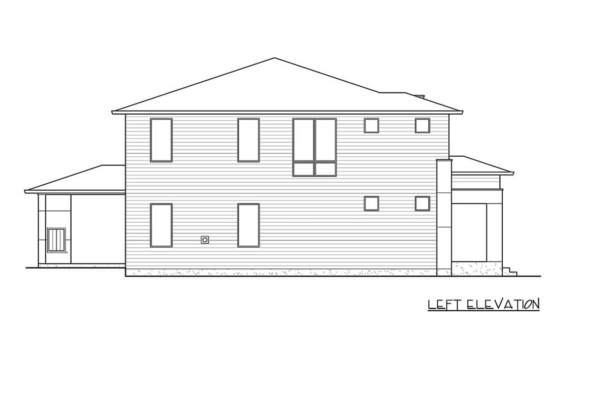 Plan 230015JD: Contemporary 5 Bedroom Modern House Plan with 4120 Sq Ft - Image #41 - Contemporary, Modern, Northwest