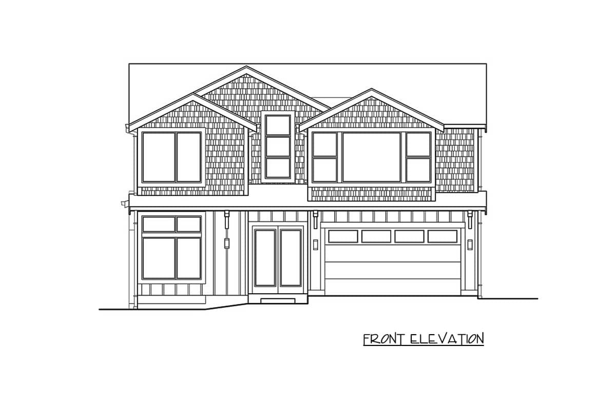 Plan 230016JD: Elegant 4 Bedroom Modern Craftsman with 3868 Sq Ft Formal Dining - Image #20 - Craftsman, New American