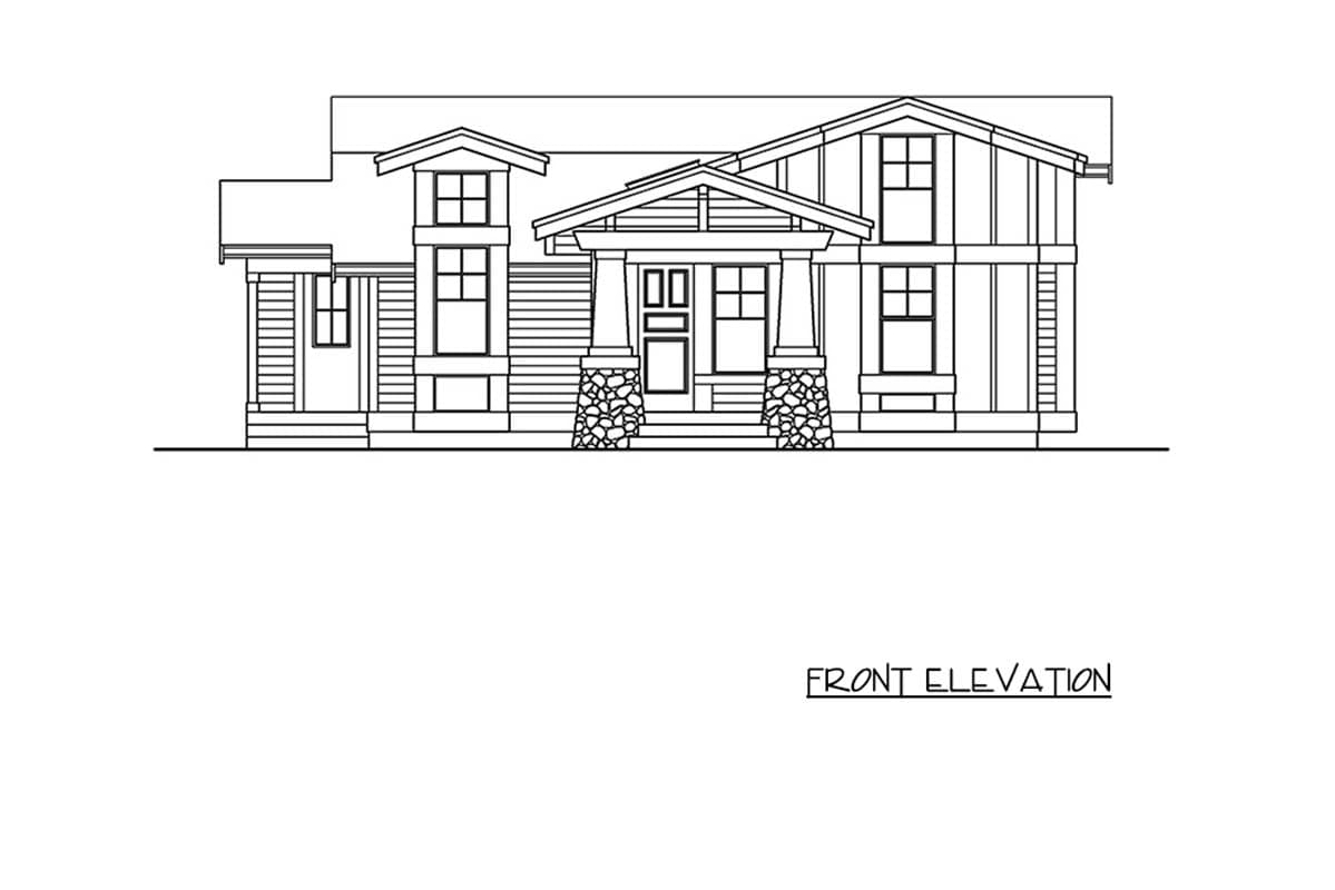 Plan 230018JD: Craftsman Mountain House Plan with 3 Bedrooms and Expansive Decks - Image #33 - Craftsman, Mountain