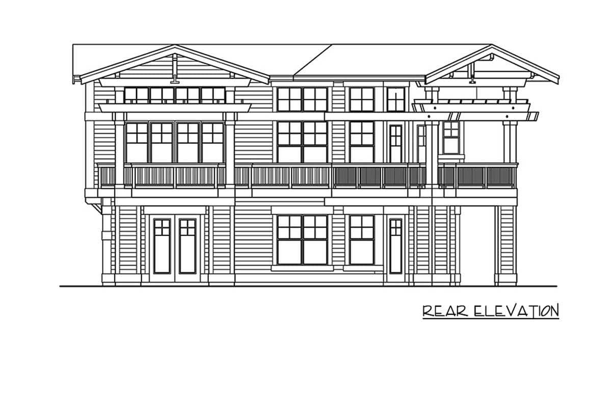Plan 230018JD: Craftsman Mountain House Plan with 3 Bedrooms and Expansive Decks - Image #35 - Craftsman, Mountain