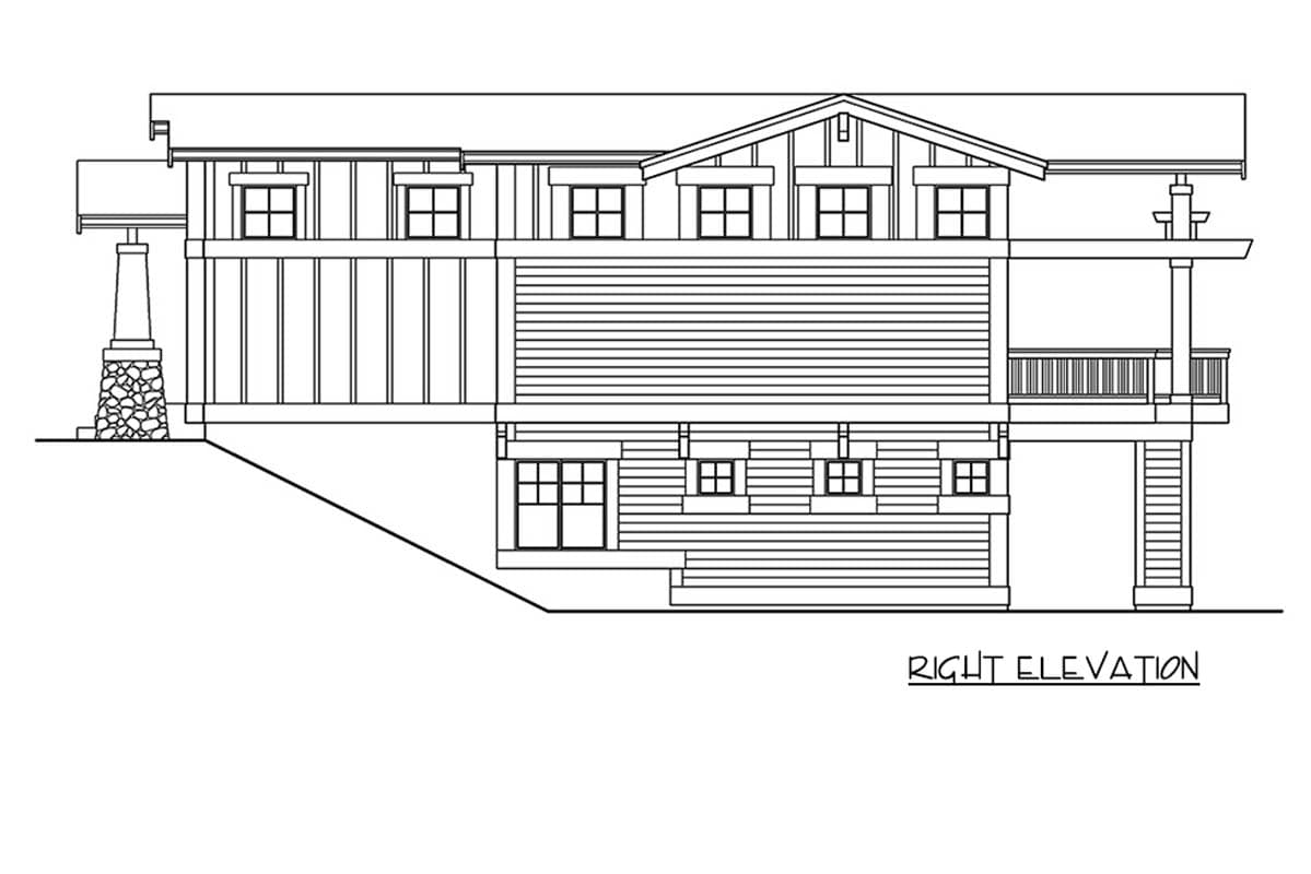 Plan 230018JD: Craftsman Mountain House Plan with 3 Bedrooms and Expansive Decks - Image #36 - Craftsman, Mountain