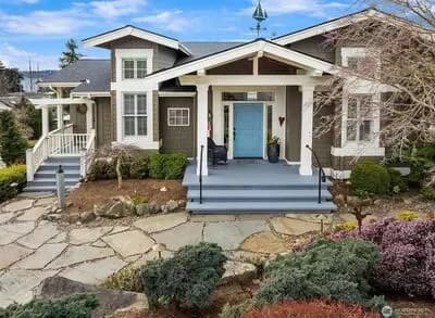 Craftsman Mountain House Plan with 3 Bedrooms and Expansive Decks