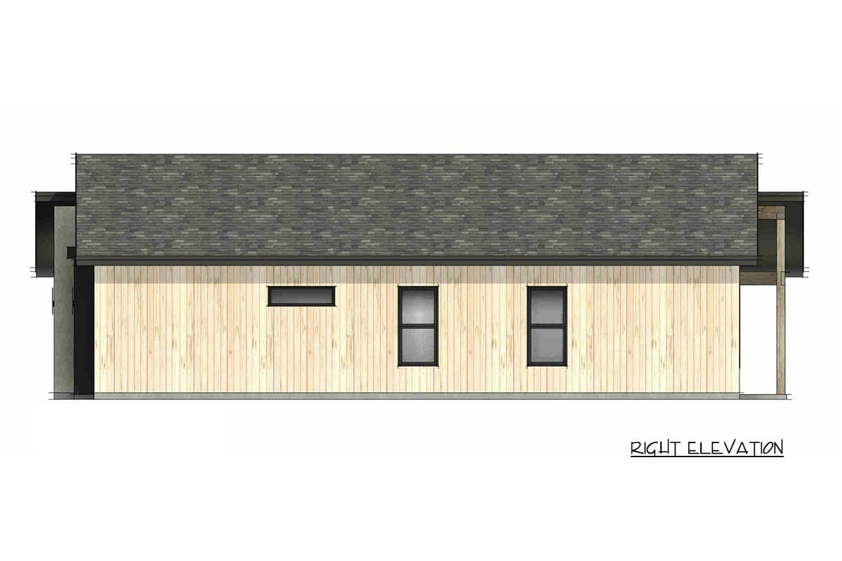 Plan 818200JSS: Contemporary Modern Plan with 3 Bedrooms and 10 Ceilings - Image #7 - Contemporary, Mid Century Modern, Mountain