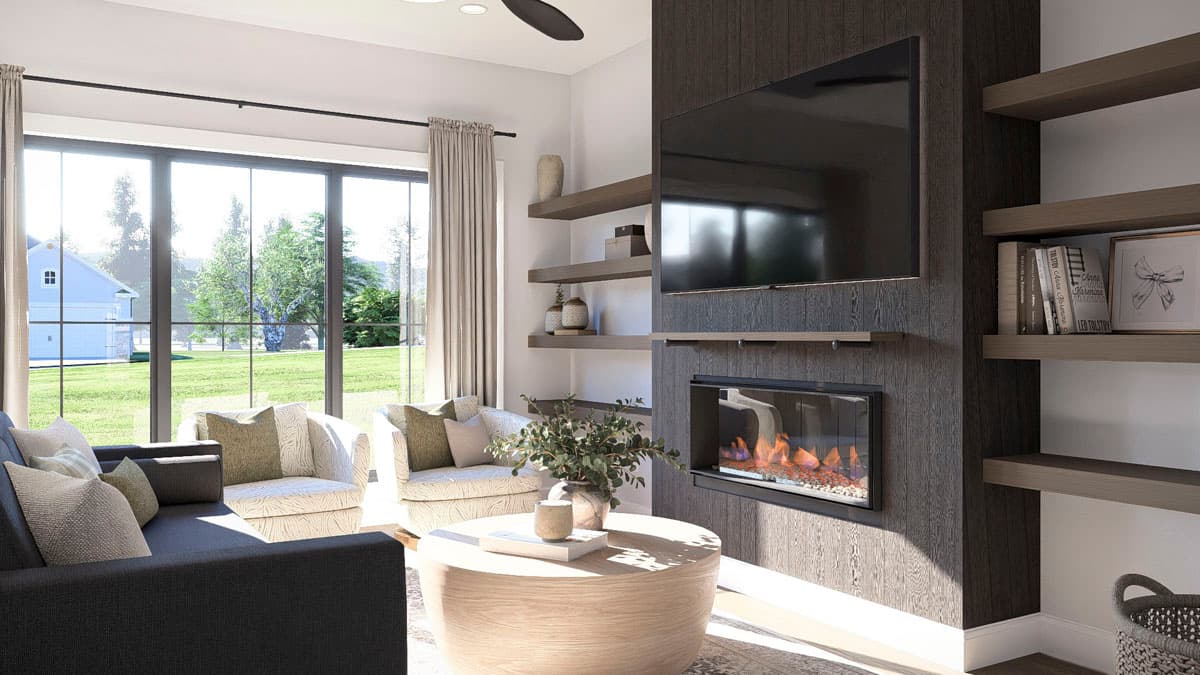 Plan 623617DJ: Modern Farmhouse Duplex Plan with 3 Beds 2 Baths and 1707 Sq Ft - Image #10 - Modern Farmhouse