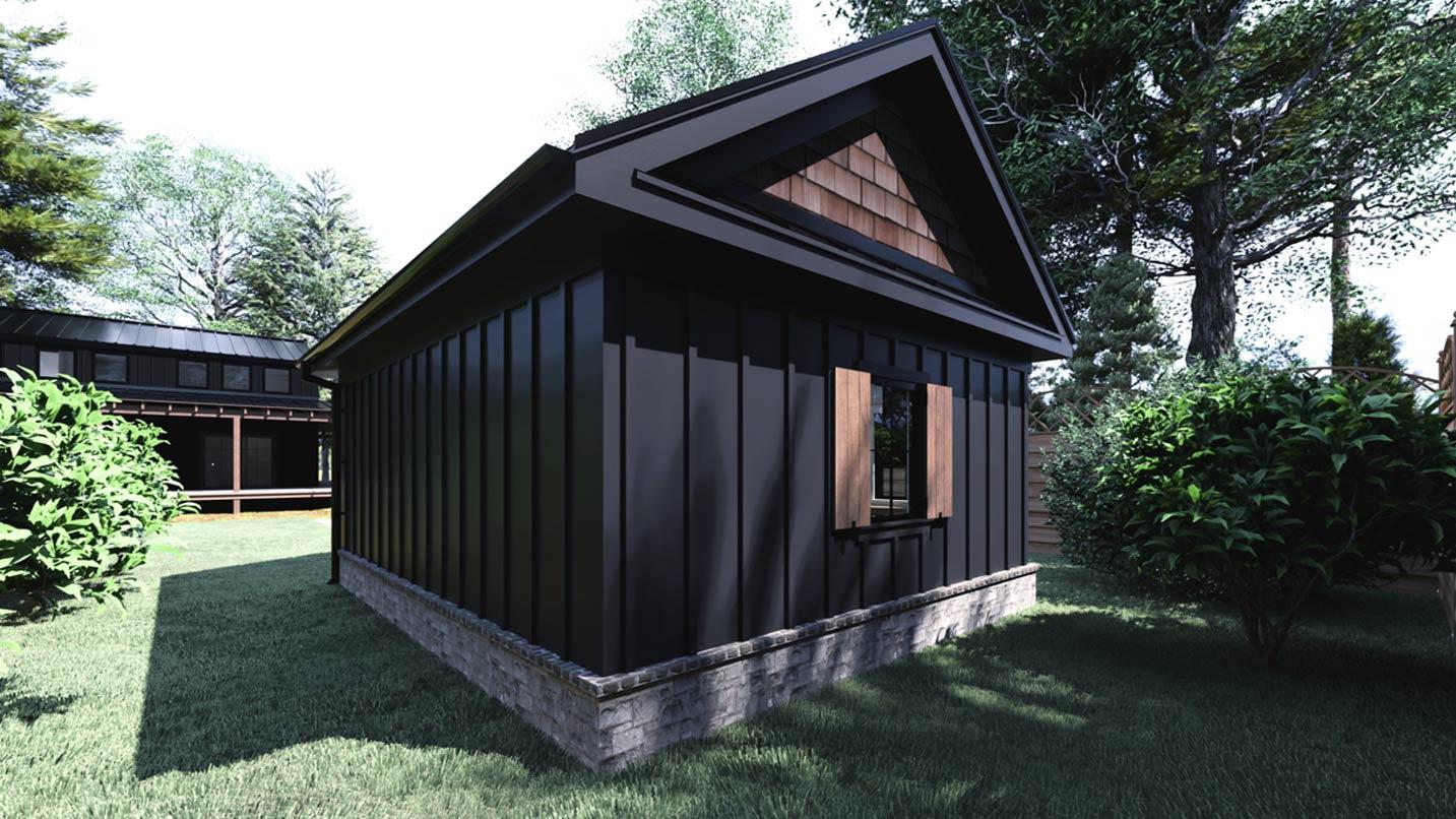 Plan 865031SHW: Cottage-Style Detached Garage Plan with Workshop - Image #7 - Cottage