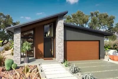 Sleek 3-Bed Modern Ranch House Plan with Front Entry 2-Car Garage