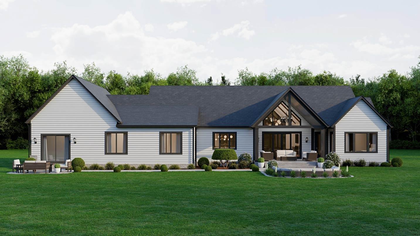 Plan 911068JVD: Mountain Craftsman House Plan with Split Bedrooms and 3-Car Garage - Image #7 - Craftsman, Mountain