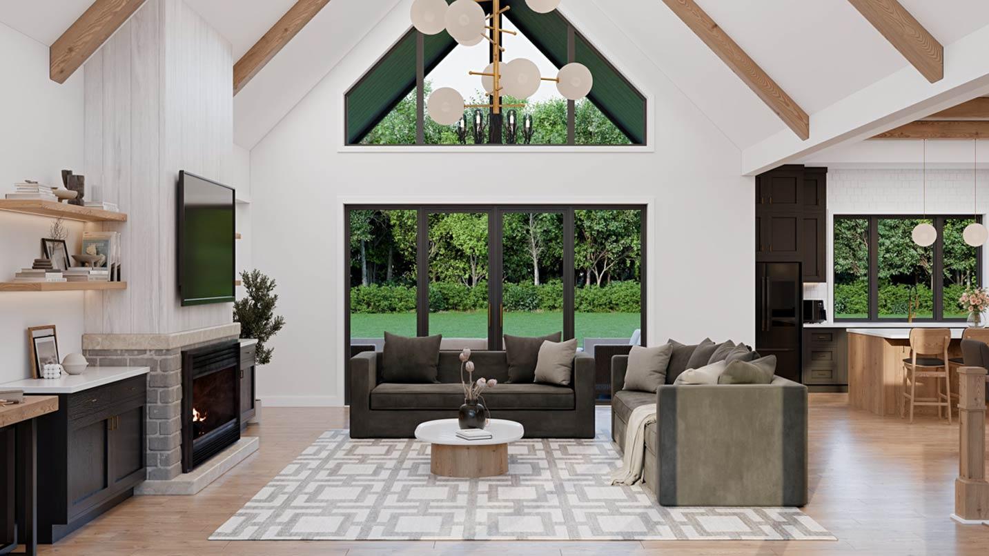 Plan 911068JVD: Mountain Craftsman House Plan with Split Bedrooms and 3-Car Garage - Image #10 - Craftsman, Mountain