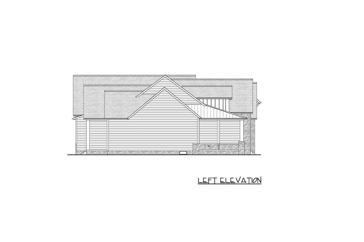 Plan 911068JVD: Mountain Craftsman House Plan with Split Bedrooms and 3-Car Garage - Image #18 - Craftsman, Mountain