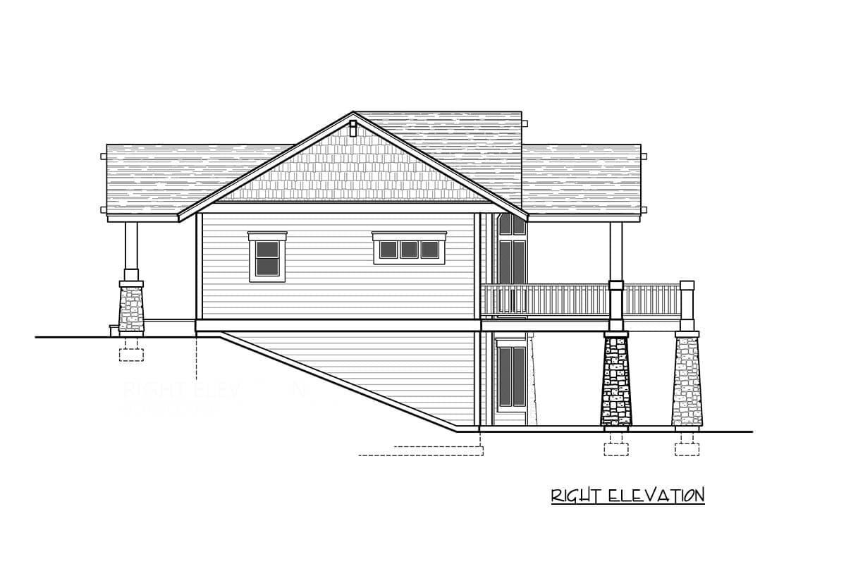 Plan 267105SPK: Mountain Craftsman House Plan with Flexible Bedrooms and Wrap-Around Porch - Image #6 - Craftsman, Mountain