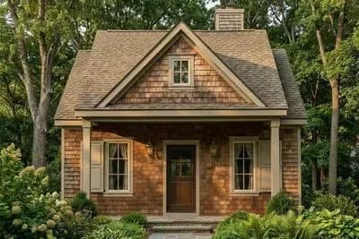 Charming 1-Bedroom Cottage Bungalow House Plan with Front Porch