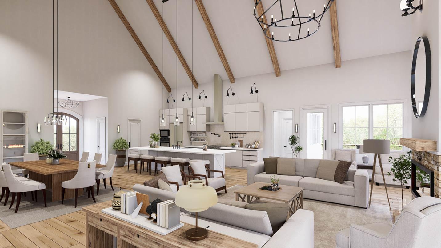 Plan 25942GE: Modern Farmhouse House Plan with Split Bedrooms and 2-Car Garage - Image #31 - Farmhouse, Modern Farmhouse, New American