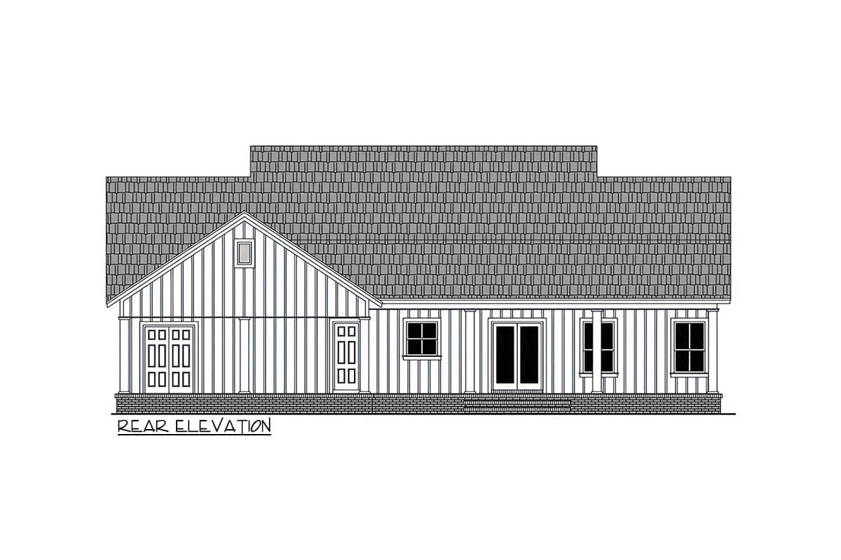 Plan 51375MM: Modern Farmhouse Ranch Plan with 3 Bedrooms and Carport - Image #3 - Craftsman, Modern Farmhouse, Ranch