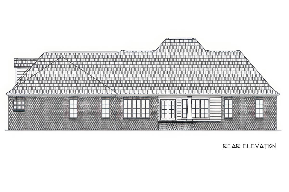 Plan 51379MM: French Country House Plan with 4 Bedrooms and Bonus Room - Image #2 - French Country, Modern Farmhouse, Ranch