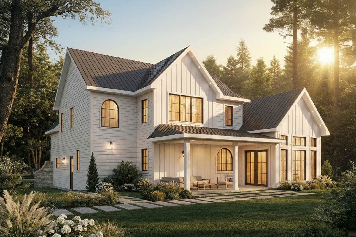 Plan 22748DR: Elegant Country European House Plan with 2,701 Sq Ft and Flexible Bedrooms - Image #2 - Country, European, Farmhouse, Traditional