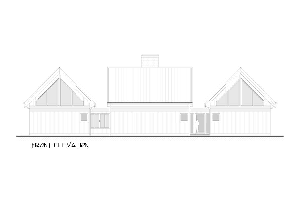 Plan 311066RMZ: Modern Mountain Retreat House Plan with Vaulted Great Room and 4 Bedrooms - Image #16 - Contemporary, Craftsman, Mid Century Modern, Mountain, Rustic