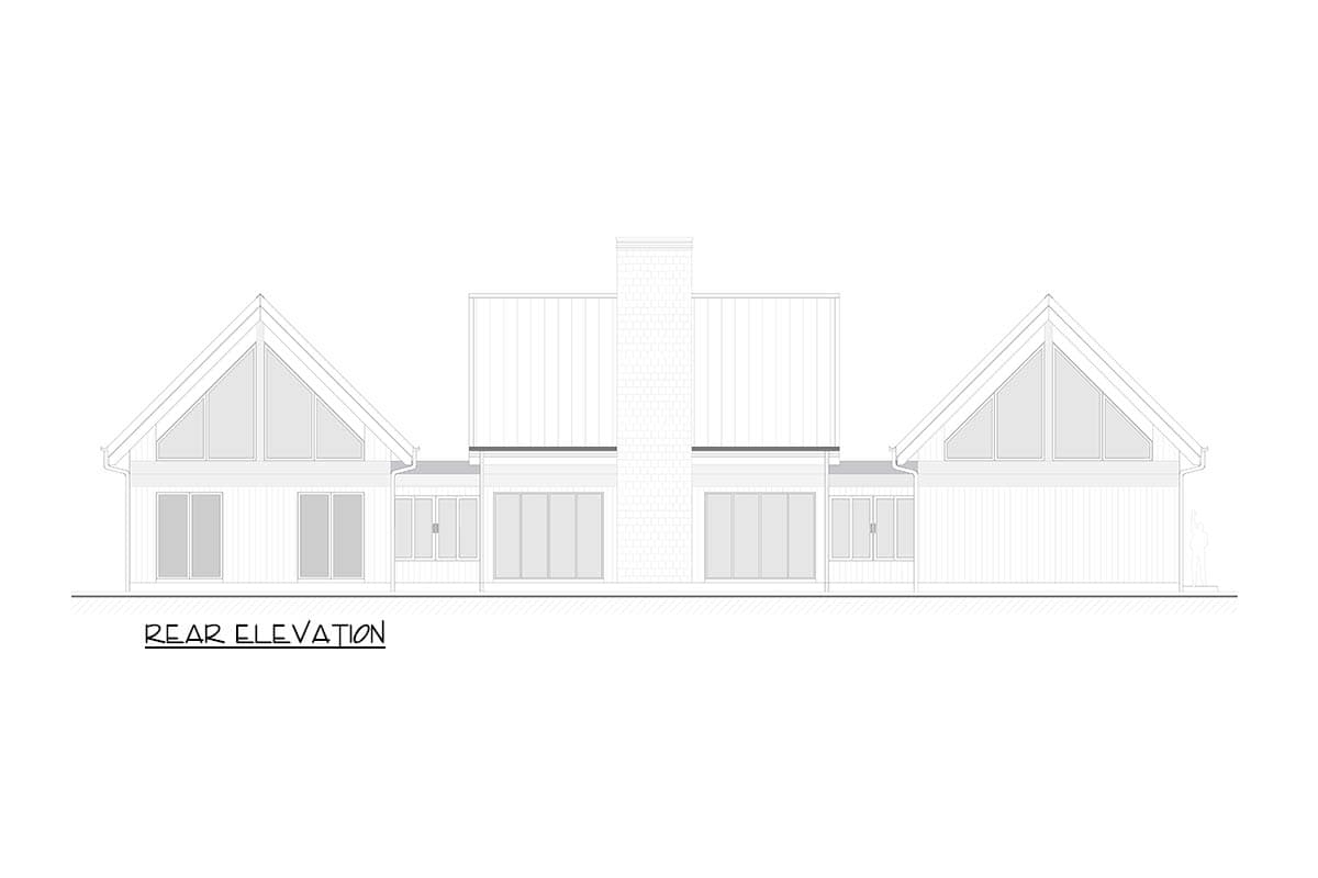 Plan 311066RMZ: Modern Mountain Retreat House Plan with Vaulted Great Room and 4 Bedrooms - Image #18 - Contemporary, Craftsman, Mid Century Modern, Mountain, Rustic