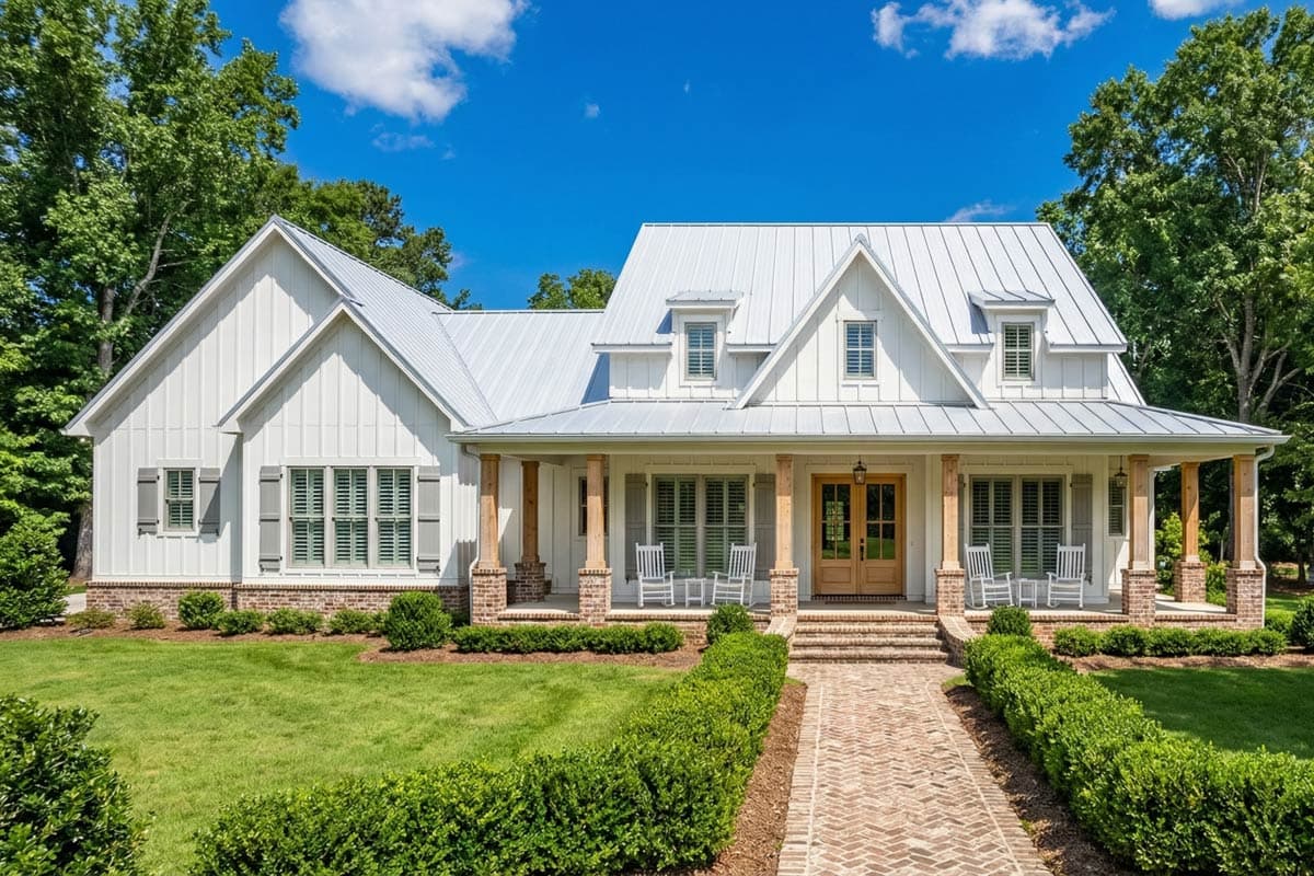 Plan 56569SM: Stunning Modern Farmhouse House Plan with 4 Beds and Expansive Outdoor Living - Image #5 - Country, Modern Farmhouse, New American