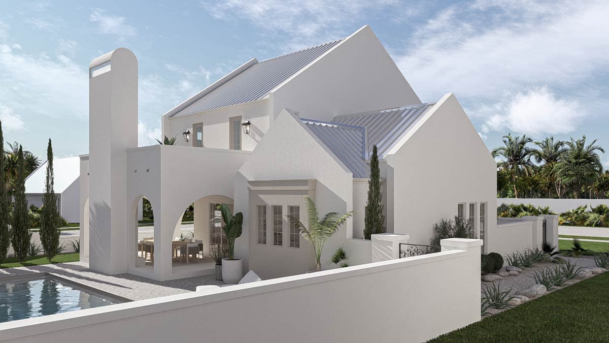 Plan 623619DJ: Coastal Contemporary House Plan with 3 Beds and Courtyard Living - Image #6 - Coastal Contemporary, Contemporary, Florida-Style