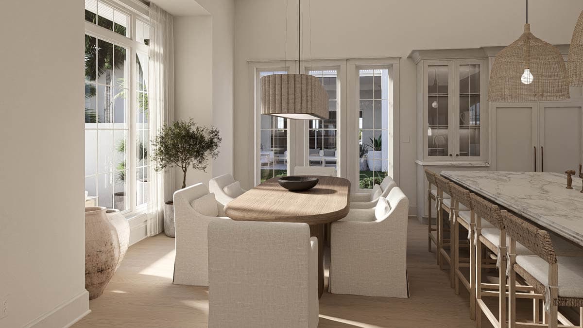 Plan 623619DJ: Coastal Contemporary House Plan with 3 Beds and Courtyard Living - Image #14 - Coastal Contemporary, Contemporary, Florida-Style