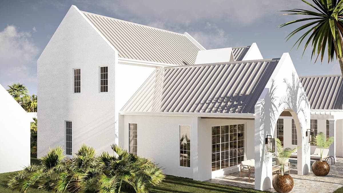 Plan 623620DJ: Sleek Coastal Contemporary 4-Bedroom House Plan with Main Level Master - Image #8 - Coastal Contemporary, Contemporary, Florida-Style