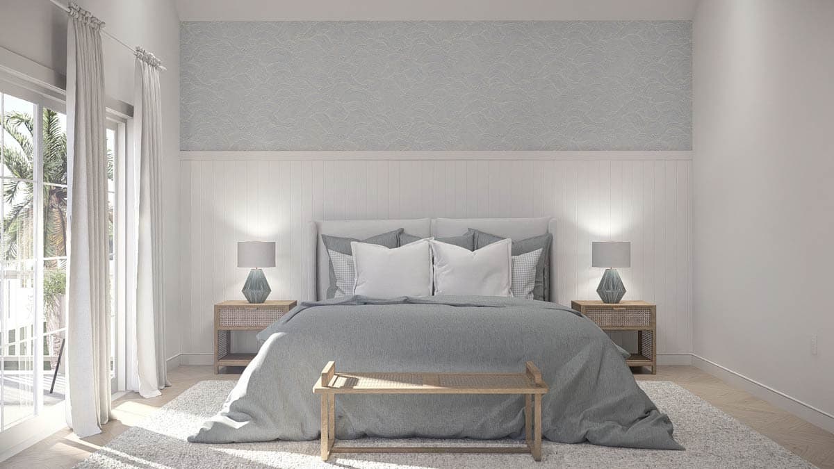 Plan 623621DJ: Coastal Contemporary House Plan with Courtyard and Upstairs Master Suite - Image #23 - Coastal Contemporary, Contemporary, Florida-Style