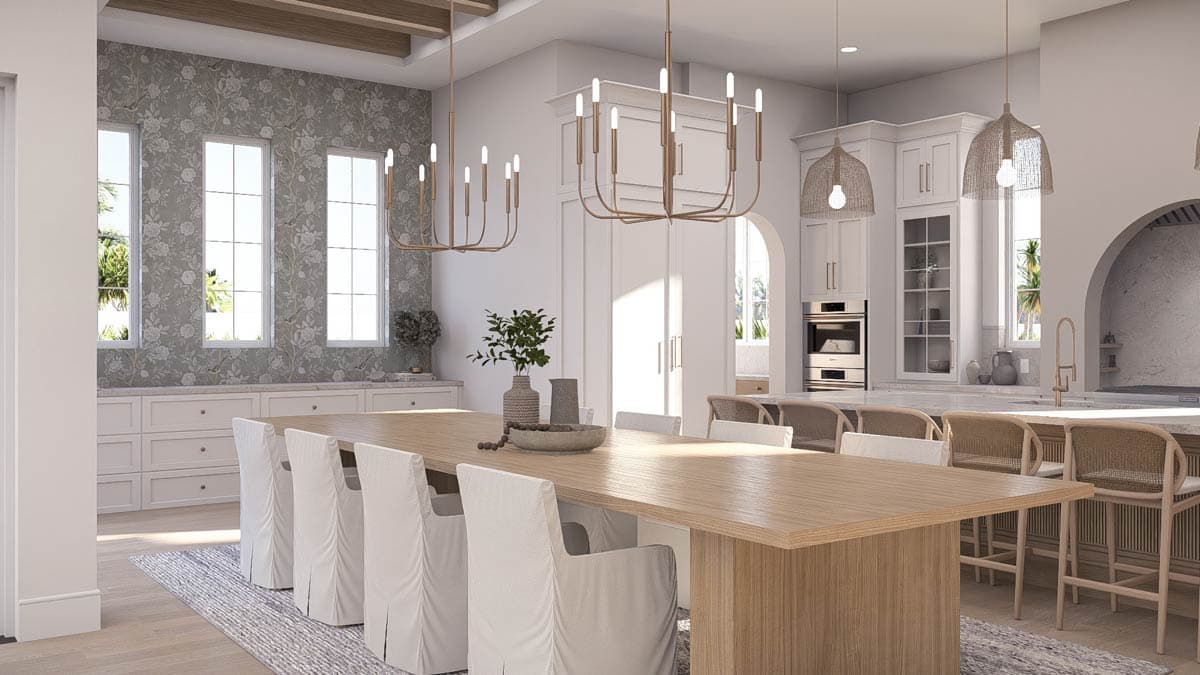Plan 623623DJ: Luxury Coastal Contemporary House Plan with 3 Bedrooms and Outdoor Kitchen - Image #13 - Coastal Contemporary, Contemporary