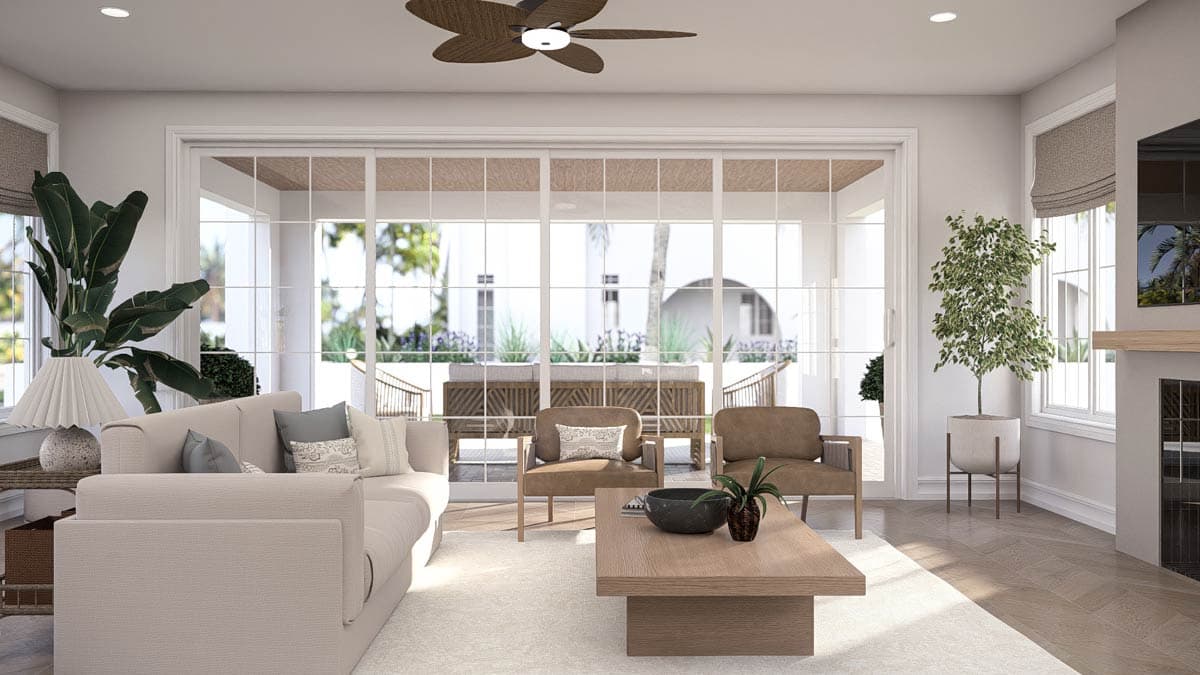 Plan 623625DJ: Contemporary Coastal House Plan with 3 Bedrooms and Outdoor Kitchen - Image #10 - Coastal Contemporary, Contemporary, Florida-Style