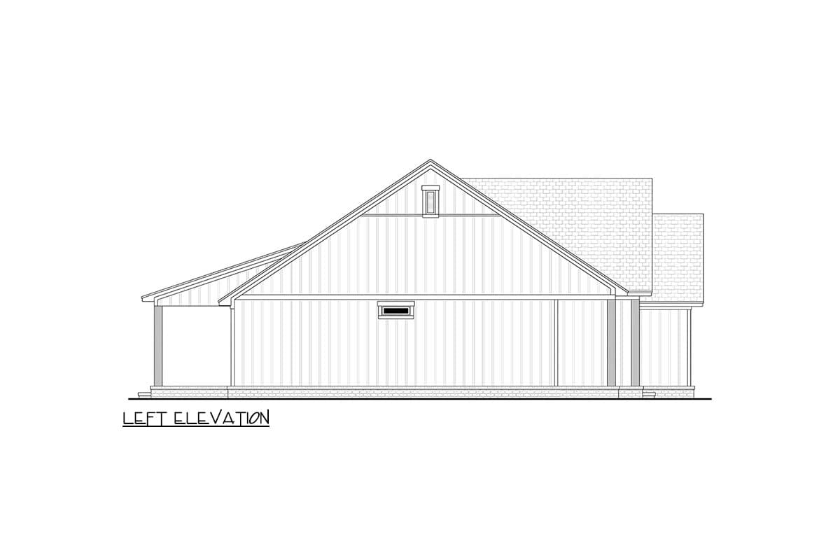 Plan 52037HZ: Farmhouse House Plan with 3 Beds, 2 Baths, and Inviting Porches - Image #10 - Country, Farmhouse, Southern, Traditional