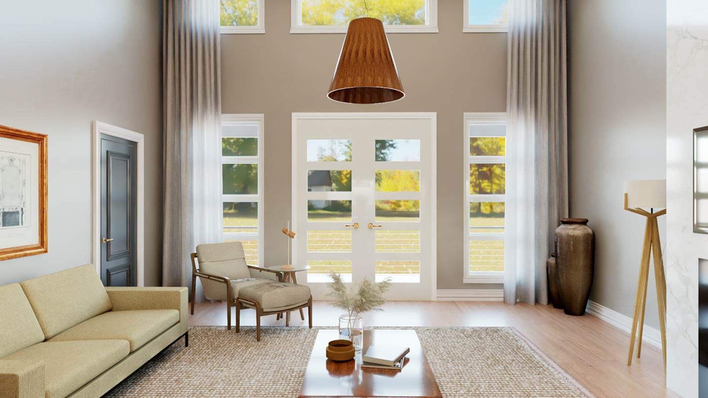 Plan 135419GRA: Contemporary Mountain 3 Bedroom House Plan with Walkout Basement and Deck - Image #8 - Contemporary, Modern, New American