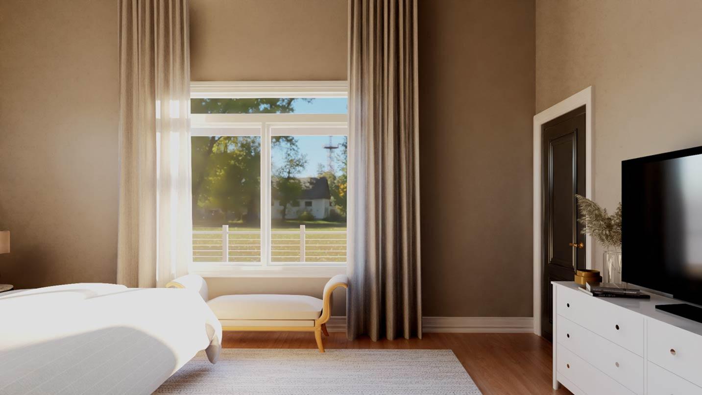 Plan 135419GRA: Contemporary Mountain 3 Bedroom House Plan with Walkout Basement and Deck - Image #12 - Contemporary, Modern, New American