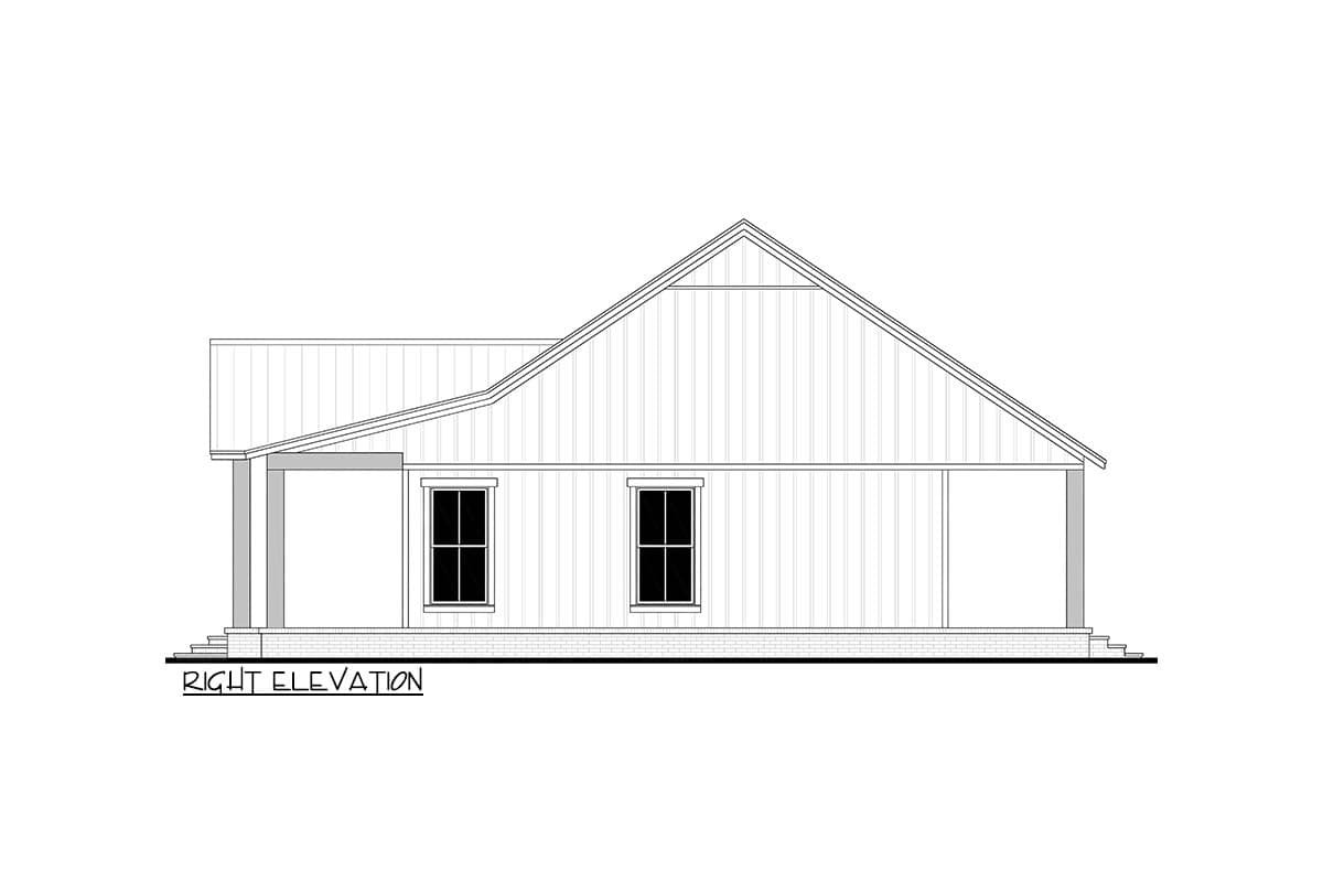 Plan 52038HZ: Southern Farmhouse House Plan with 2 Beds and Large Porches - Image #11 - Cottage, Country, Farmhouse, Southern