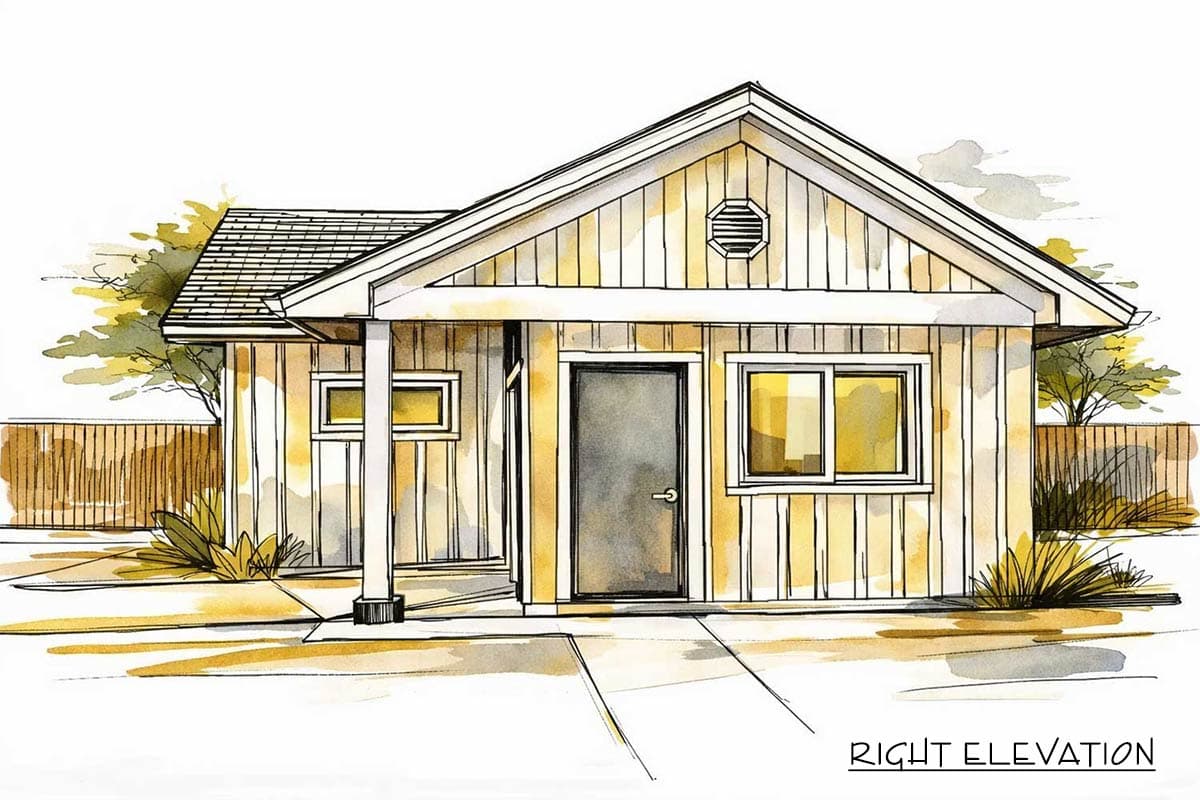 Plan 147067RML: Craftsman Farmhouse Garage Plan with Workshop - Image #5 - Craftsman, Farmhouse
