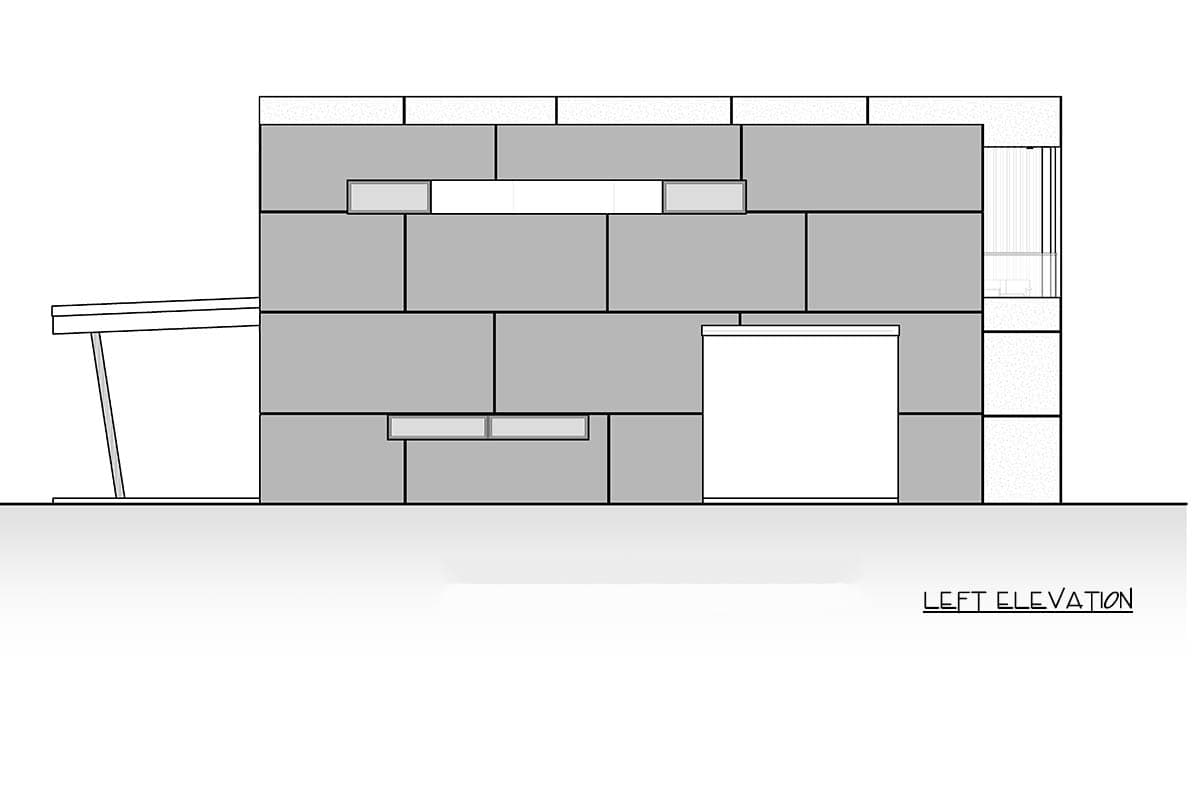 Plan 666312RAF: Contemporary 5-Bedroom House Plan with Expansive Deck and Home Office - Image #6 - Contemporary, Modern