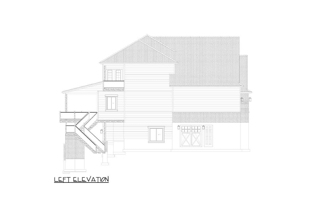 Plan 61745UT: Multi-Generational Traditional House Plan with 4122 Sq Ft and 3-Car Garage - Image #27 - New American, Ranch, Traditional