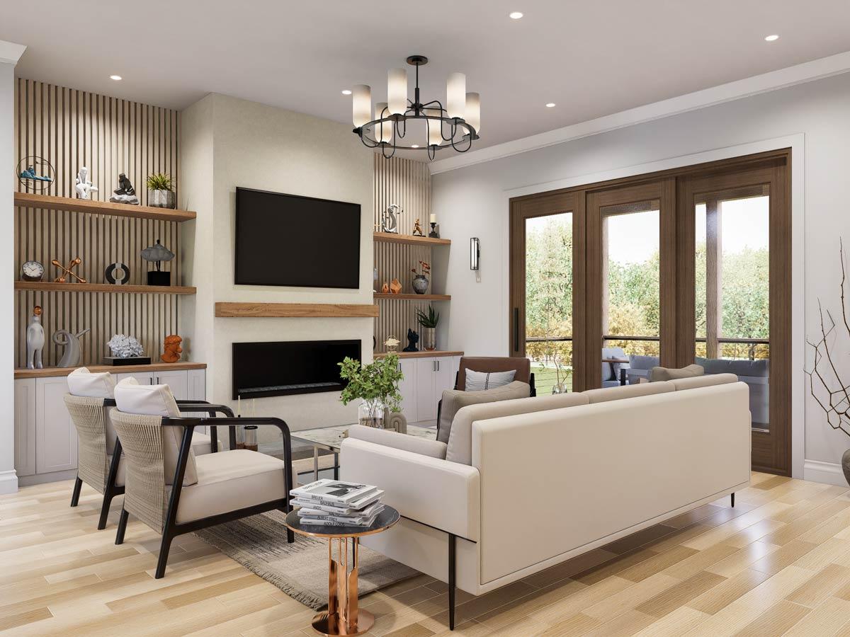 Plan 25944GE: Contemporary New American House Plan with Split Bedrooms and Covered Porches - Image #13 - Contemporary, New American