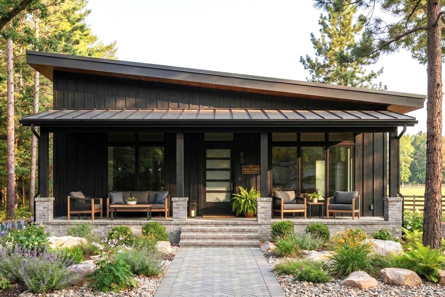 Plan image - 420187WNT:Modern Barndominium House Plan with 2 Beds and Covered Porch