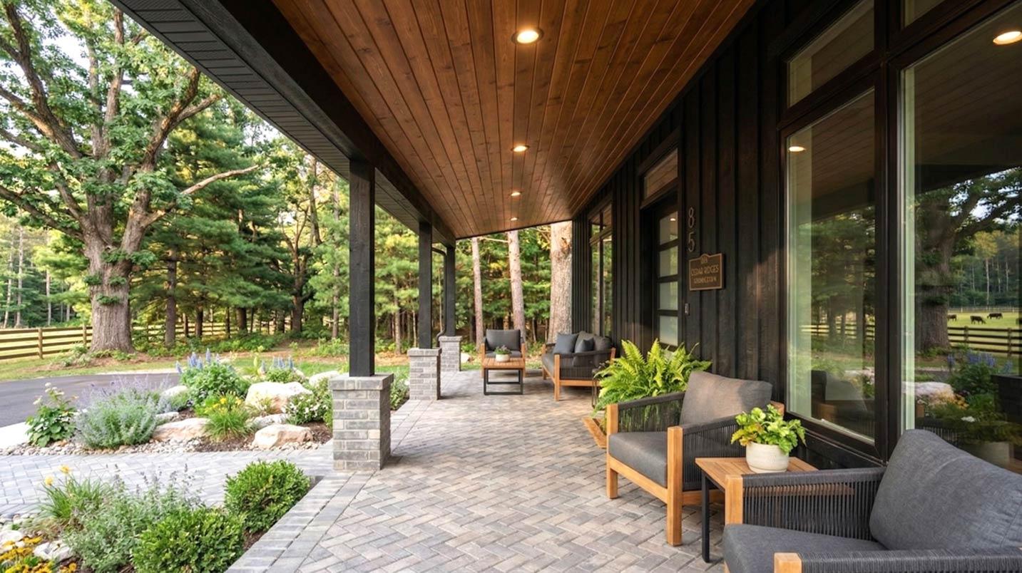 Plan 420187WNT: Modern Barndominium House Plan with 2 Beds and Covered Porch - Image #3 - Barndominium, Contemporary, Modern, Mountain