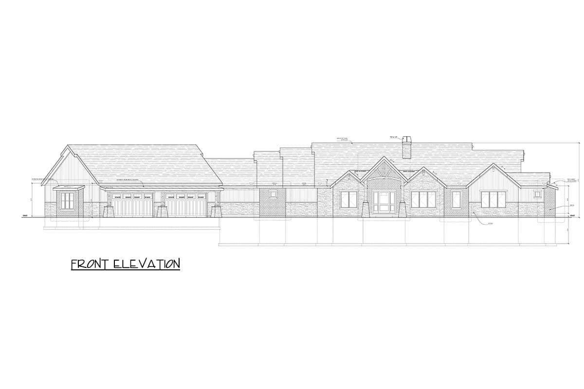 Plan 849067PGE: Mountain Farmhouse House Plan with 3 Beds, 4 Baths, and Wrap-Around Porch - Image #3 - Country, Farmhouse, Mountain, New American, Rustic