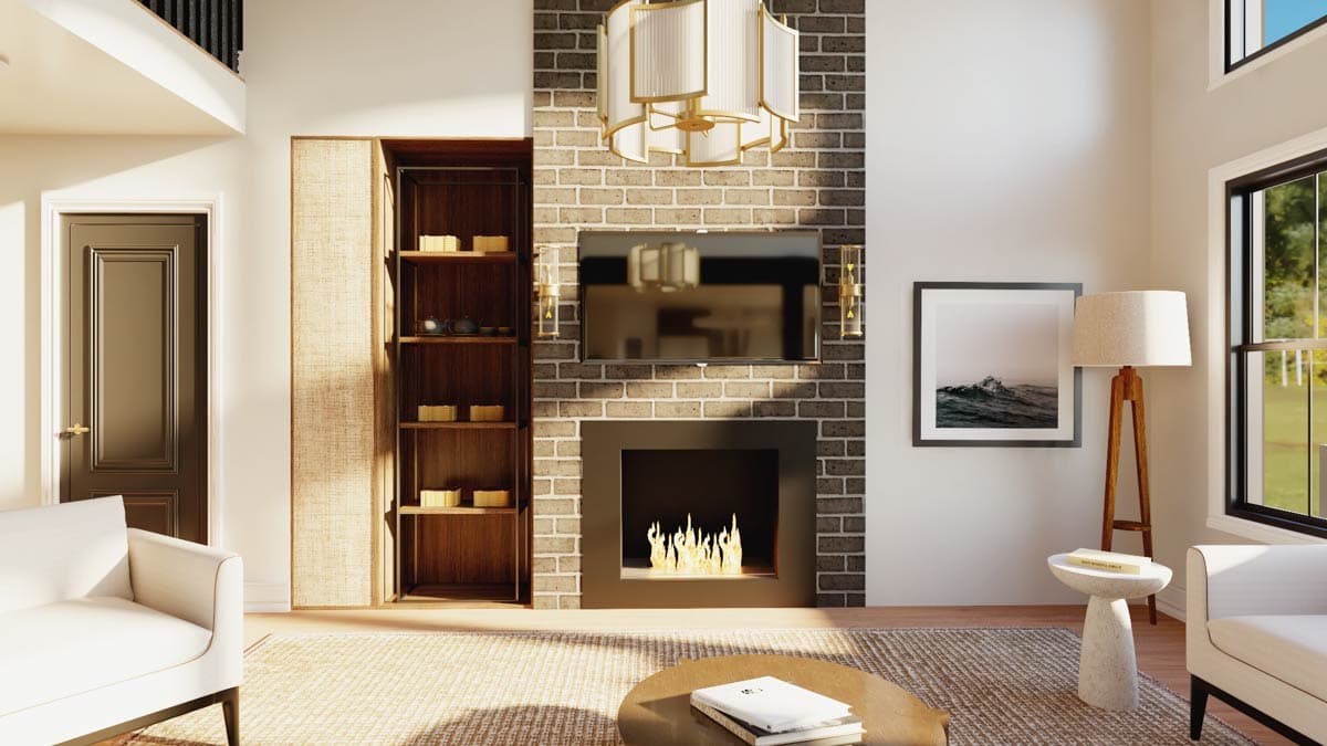 Plan 135420GRA: Striking Modern House Plan with 3 Bedrooms and Walkout Lower Level - Image #8 - Contemporary, Modern, New American