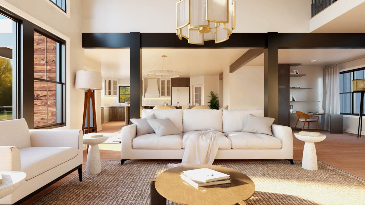 Plan 135420GRA: Striking Modern House Plan with 3 Bedrooms and Walkout Lower Level - Image #10 - Contemporary, Modern, New American